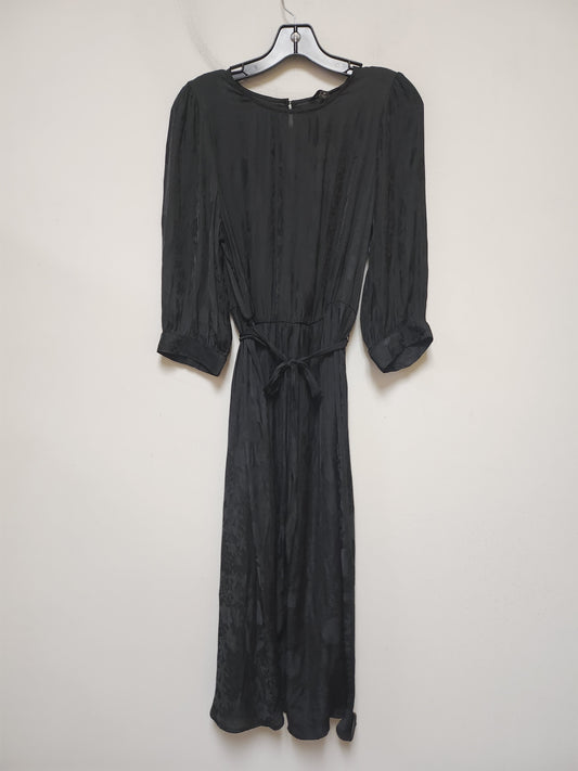 Dress Casual Midi By Banana Republic In Black, Size: M