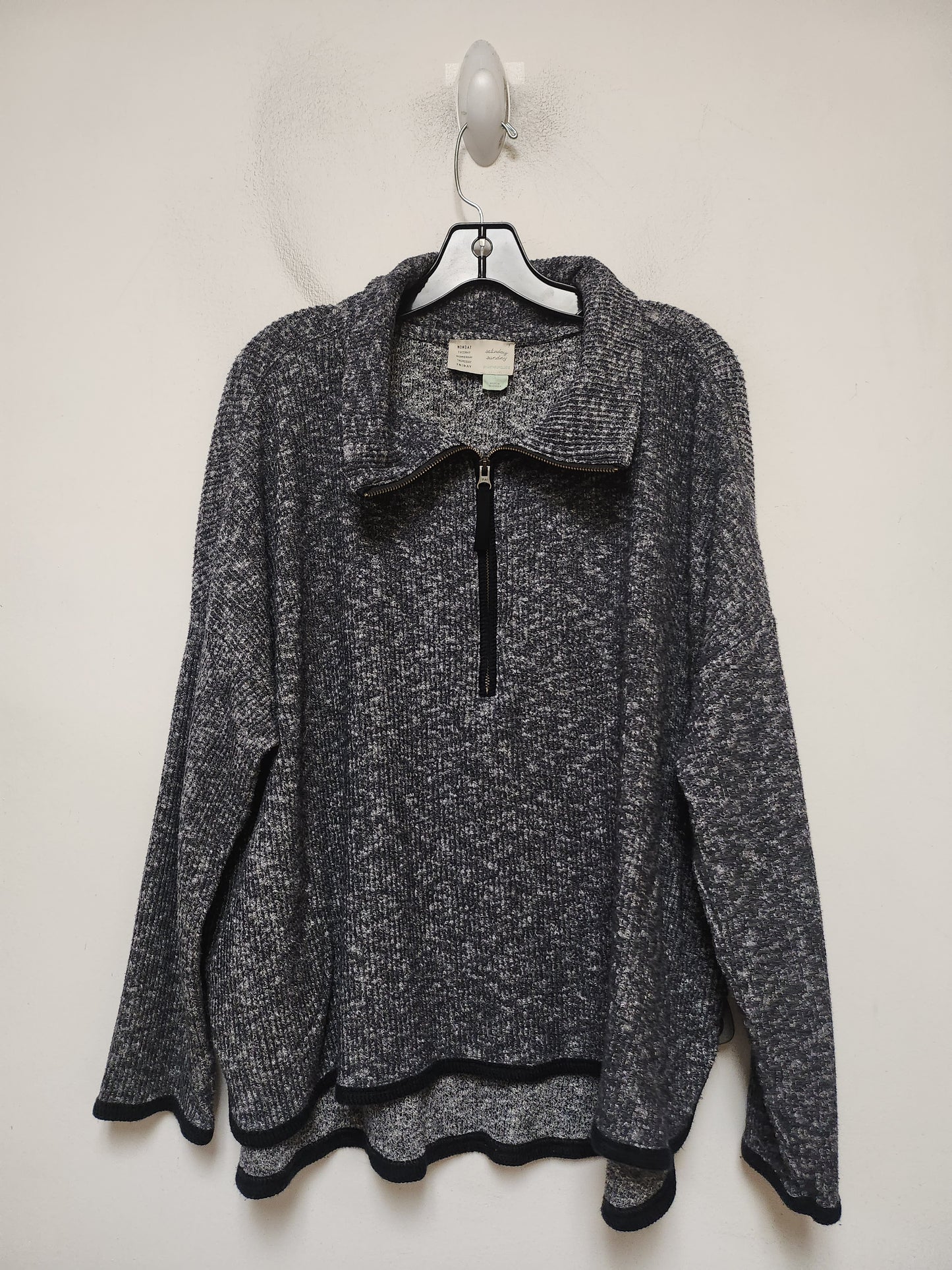 Jacket Fleece By Saturday/sunday In Grey, Size: L