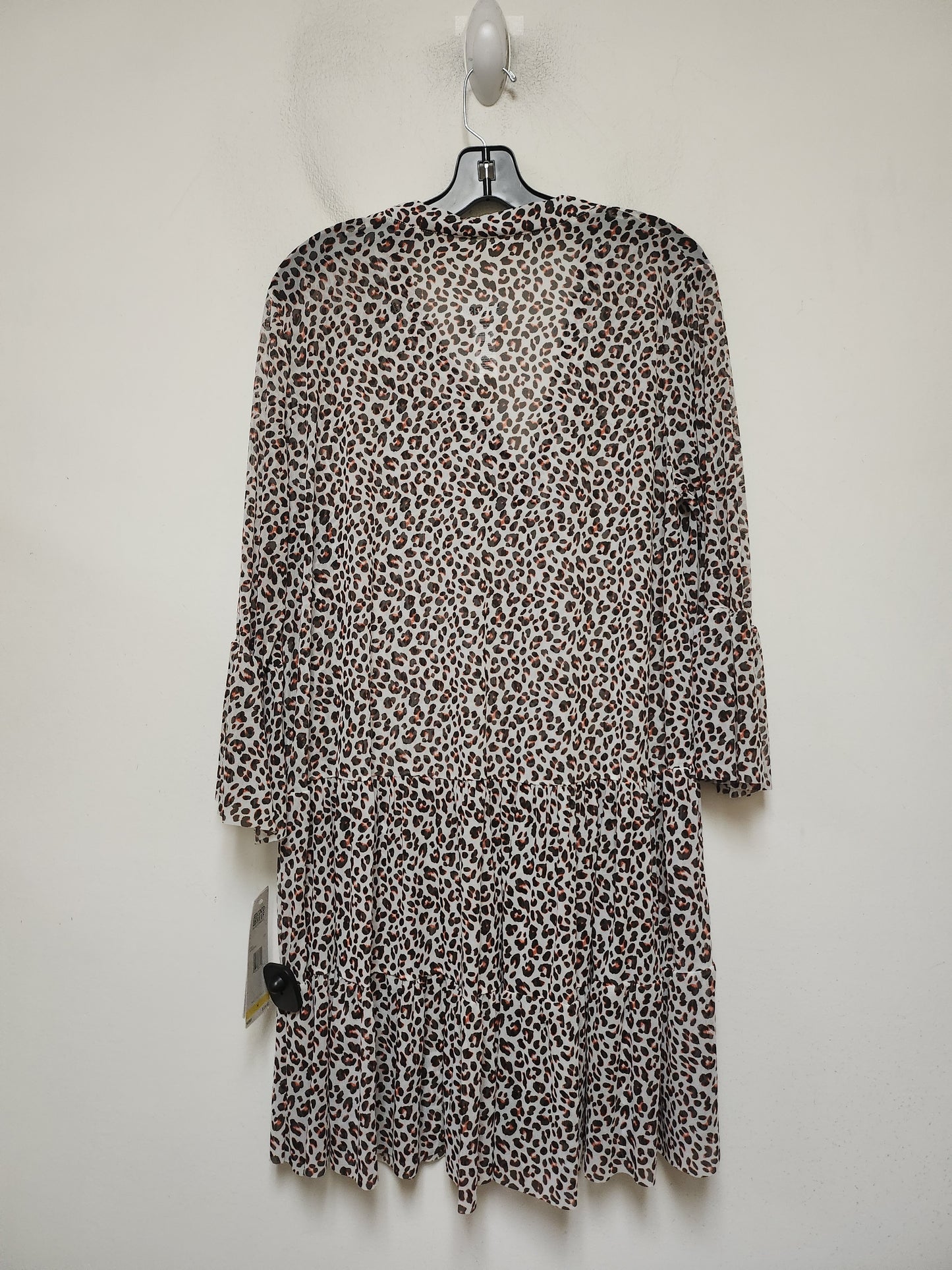 Swimwear Cover-up By Clothes Mentor In Animal Print, Size: M