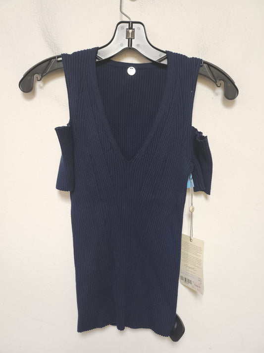 Top Short Sleeve By Margaret Oleary In Navy, Size: S