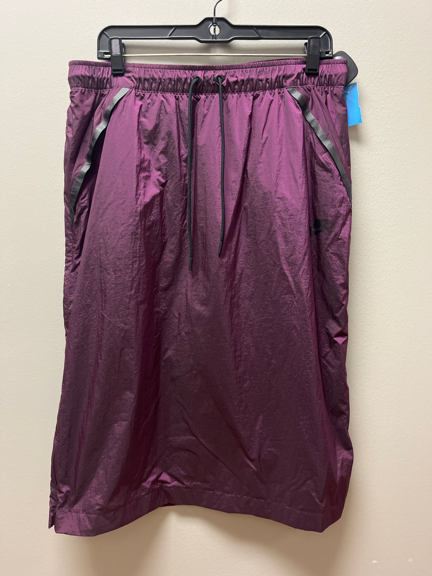 Athletic Skirt By Nike Apparel In Purple, Size: L