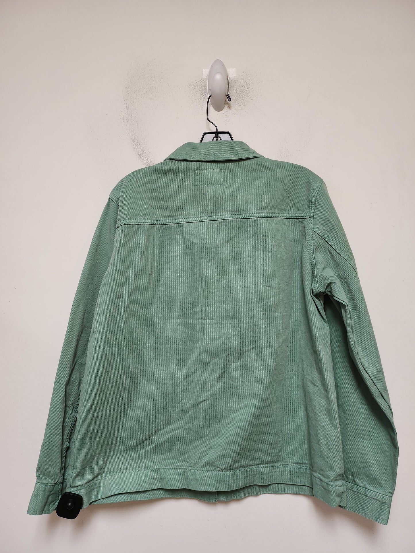 Jacket Denim By Universal Thread In Green Denim, Size: M