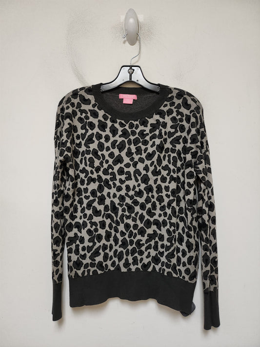 Sweater By Isaac Mizrahi In Animal Print, Size: M