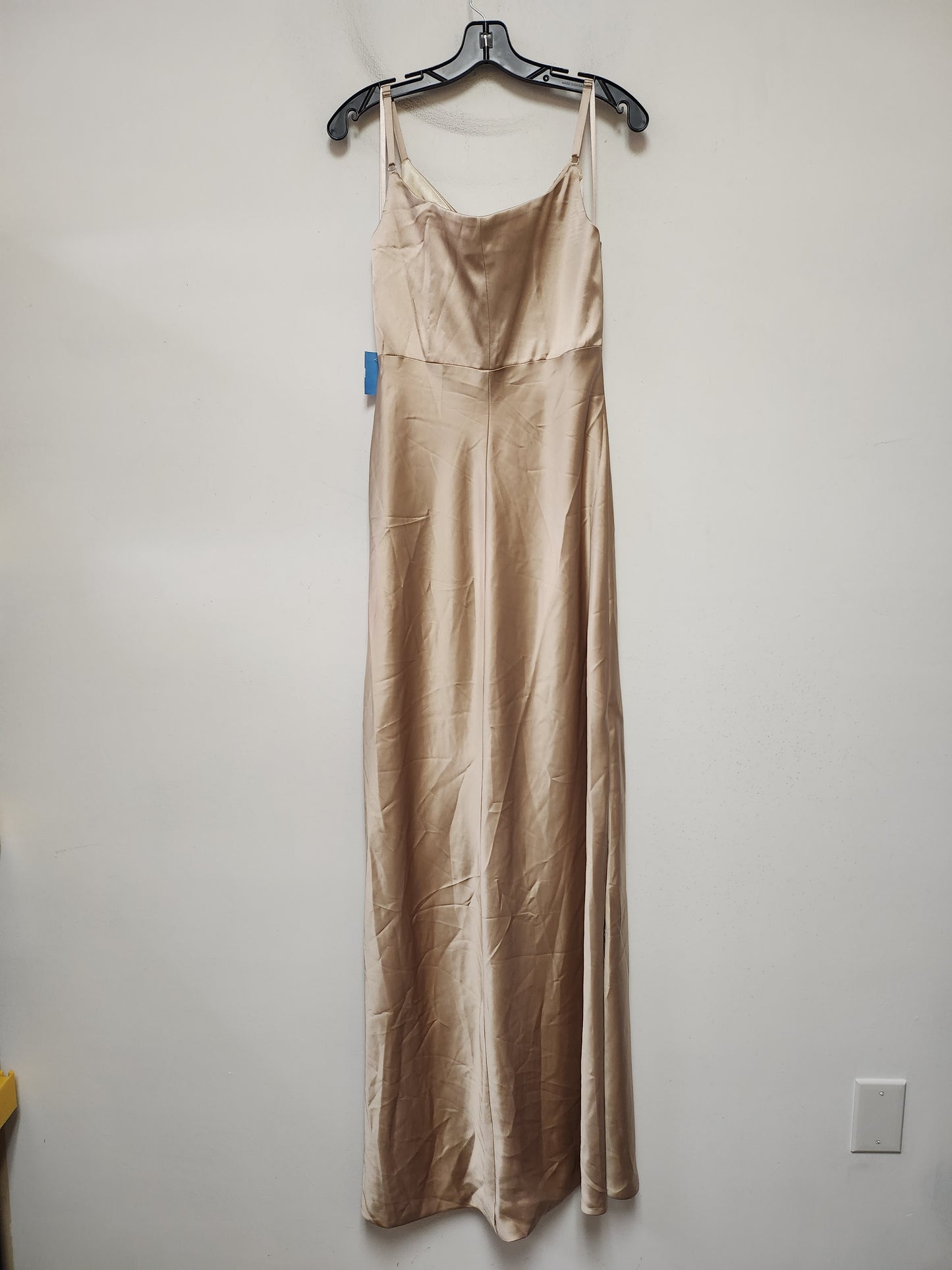 Dress Party Long By Clothes Mentor In Tan, Size: M