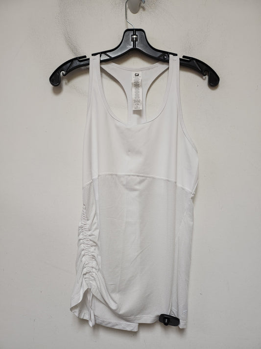 Athletic Tank Top By Fabletics In White, Size: S