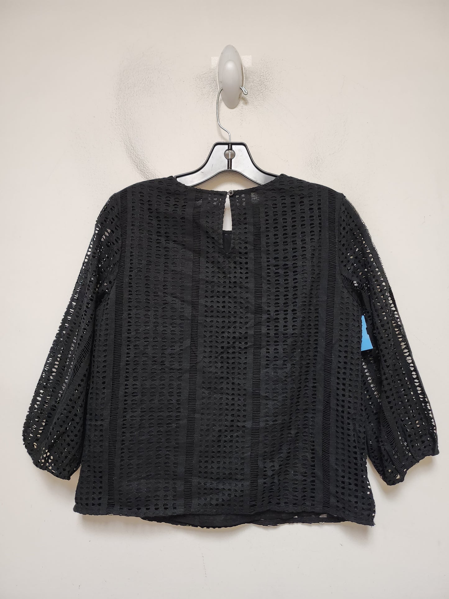 Top Long Sleeve By Banana Republic In Black, Size: Xsp