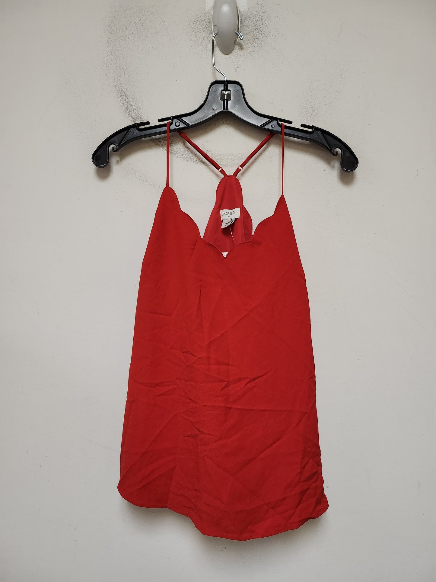 Top Sleeveless By J. Crew In Red, Size: Xs