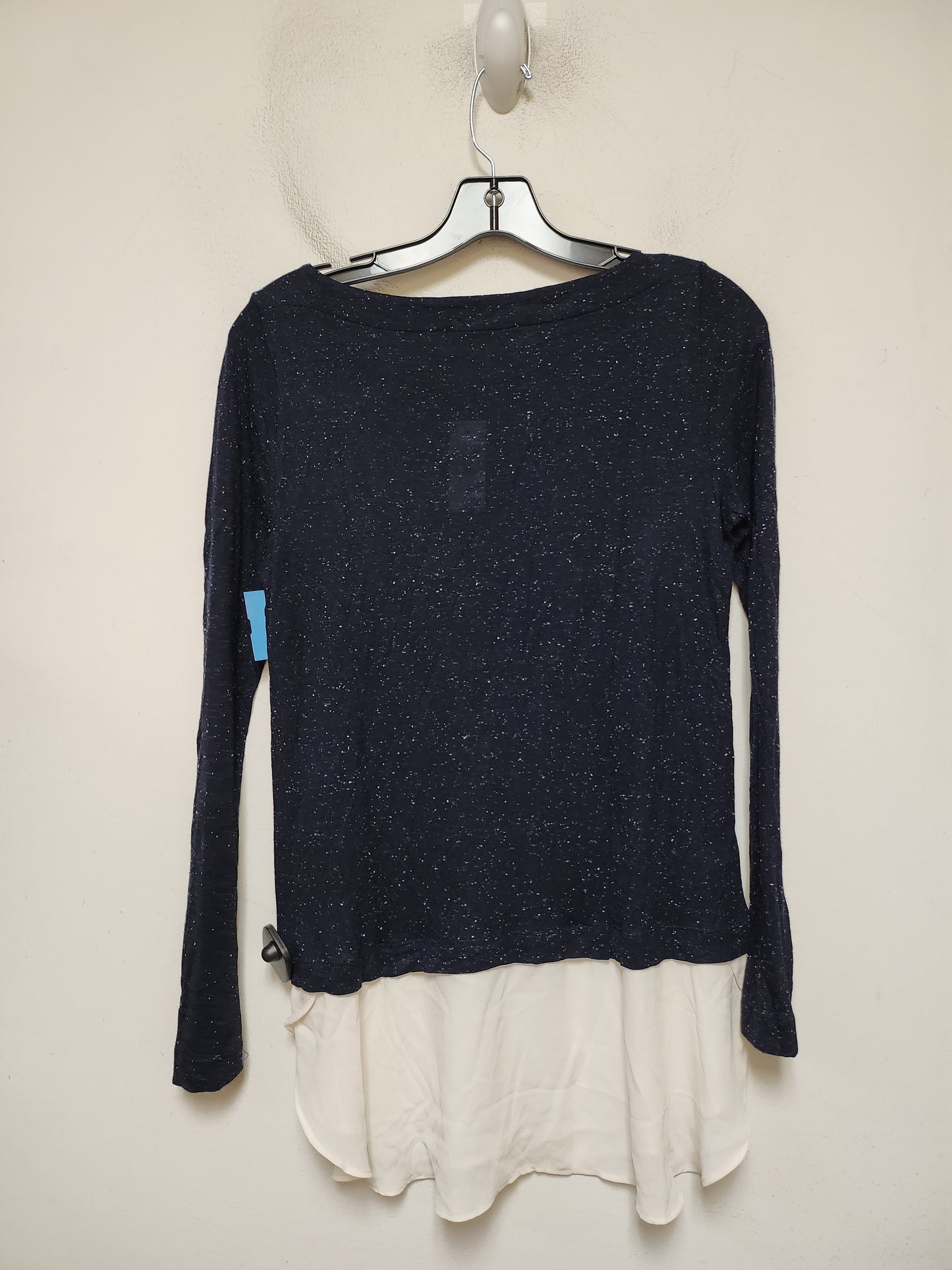 Top Long Sleeve By Loft In Navy, Size: Xs