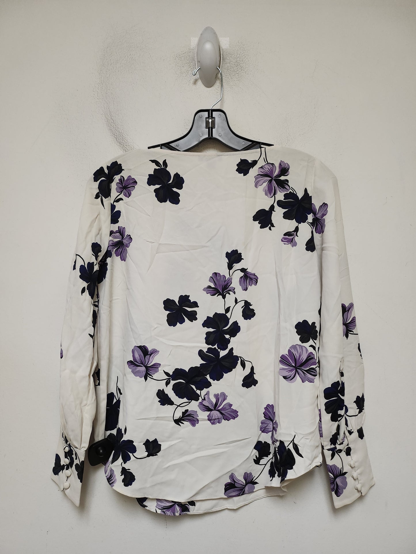 Top Long Sleeve By Ann Taylor In Floral Print, Size: Xsp