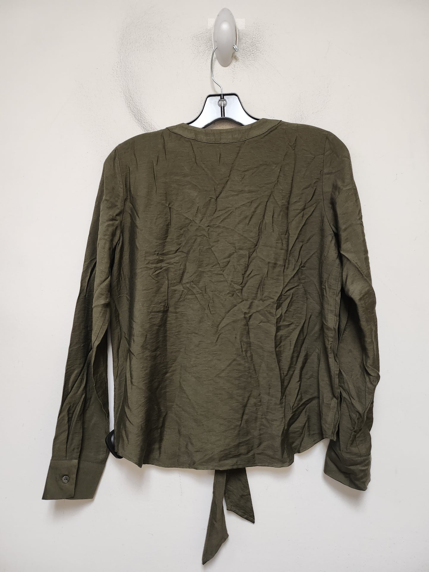 Top Long Sleeve By Ann Taylor In Green, Size: Xs