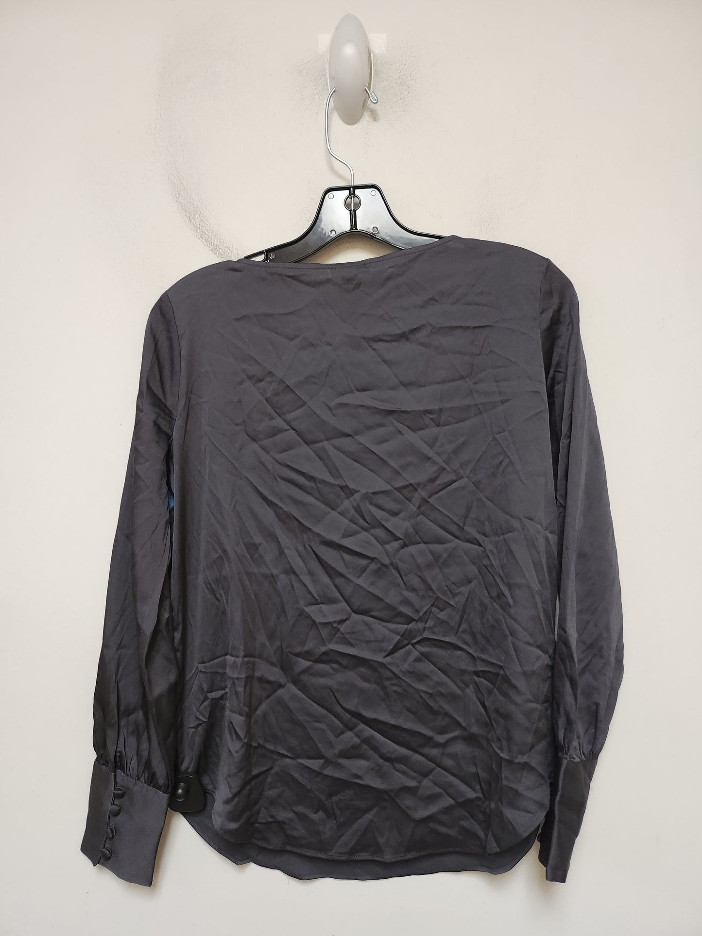 Top Long Sleeve By Ann Taylor In Grey, Size: Xsp