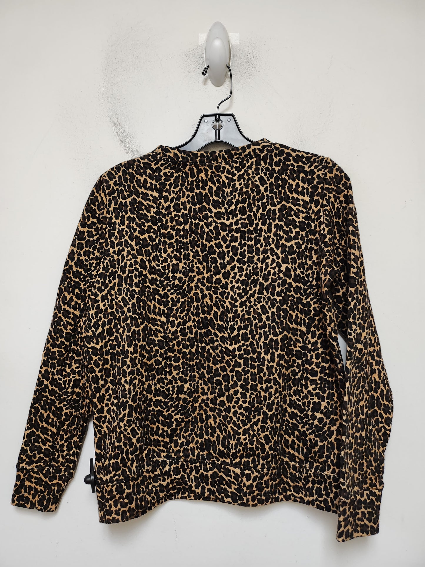 Sweatshirt Crewneck By J. Crew In Animal Print, Size: Xs