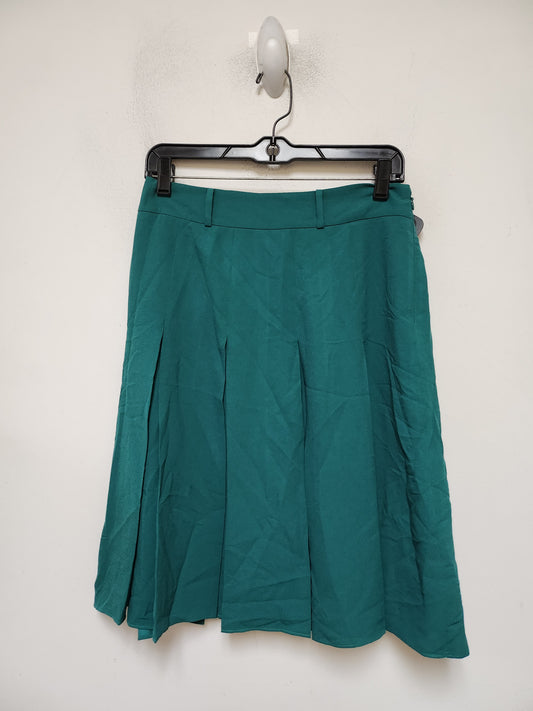 Skirt Midi By Ann Taylor In Green, Size: 4p