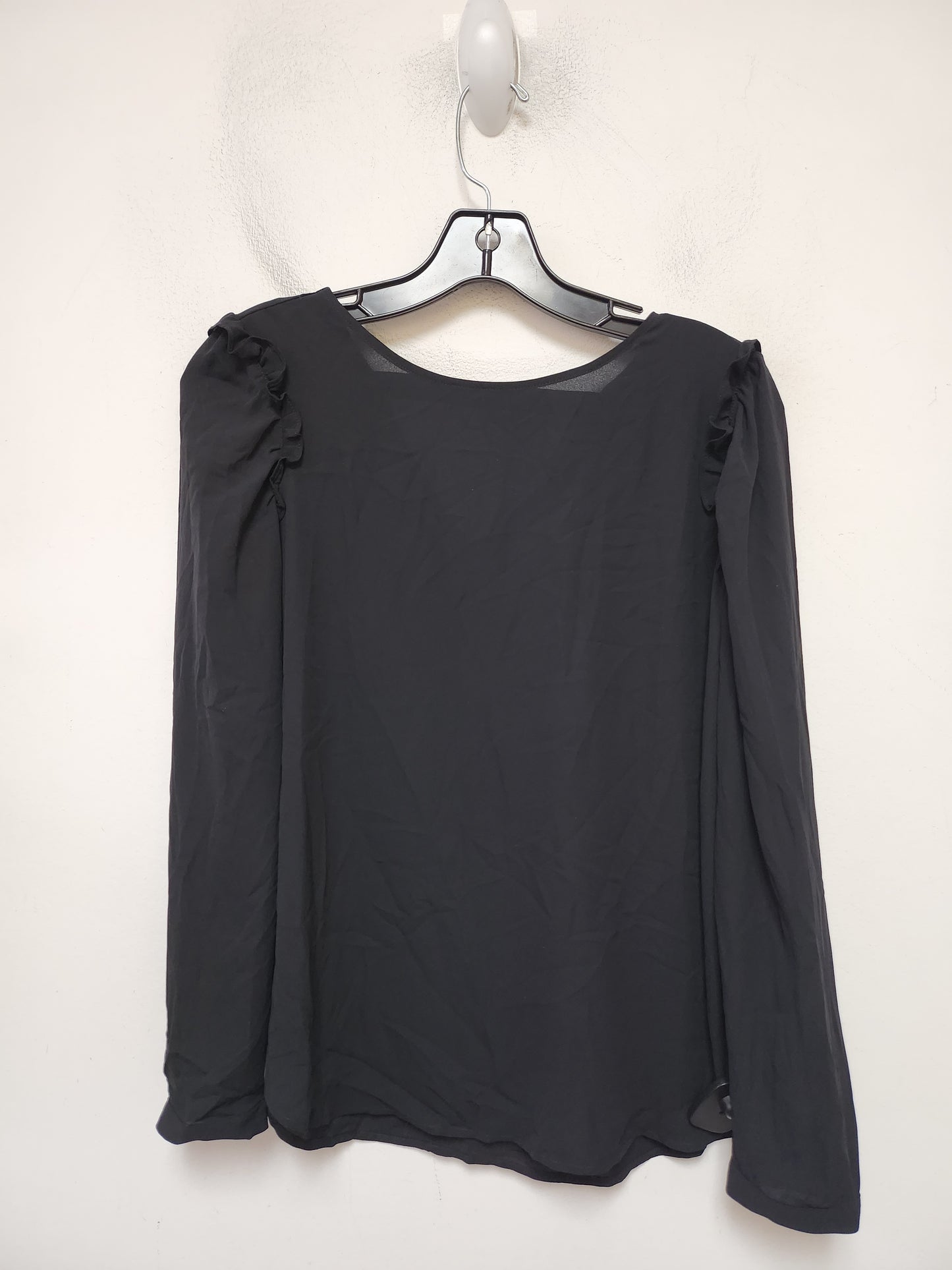 Top Long Sleeve By Loft In Black, Size: Sp