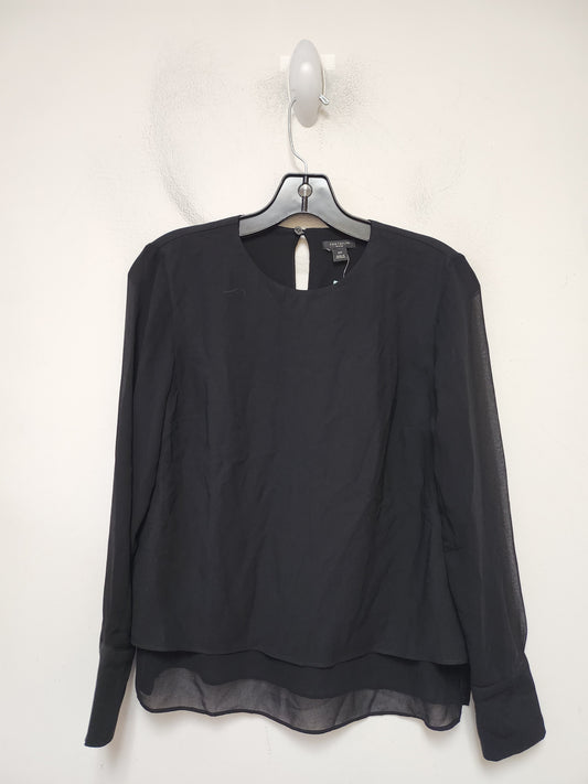 Top Long Sleeve By Ann Taylor In Black, Size: Xsp