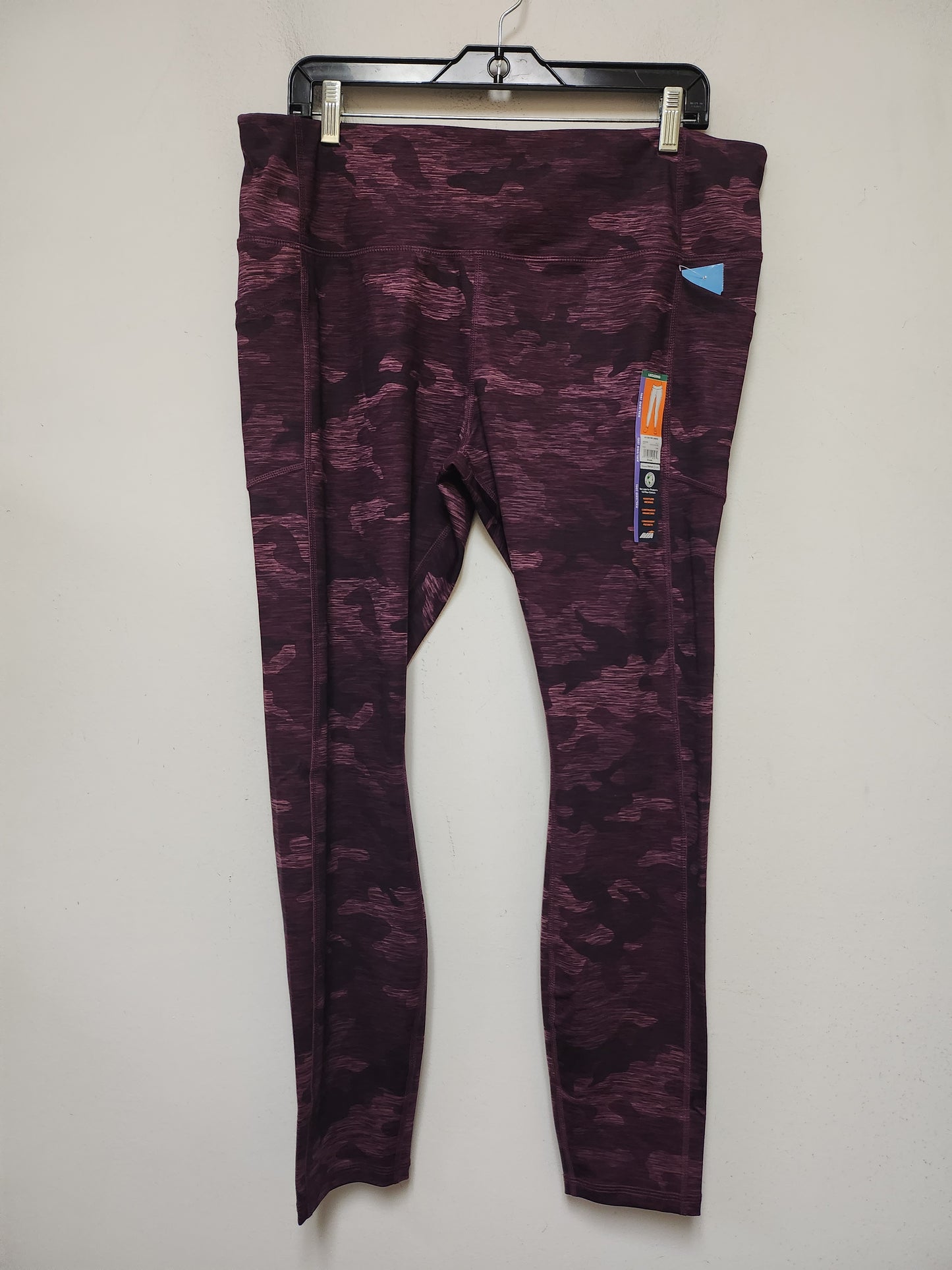 Athletic Leggings By Avia In Camouflage Print, Size: Xxl