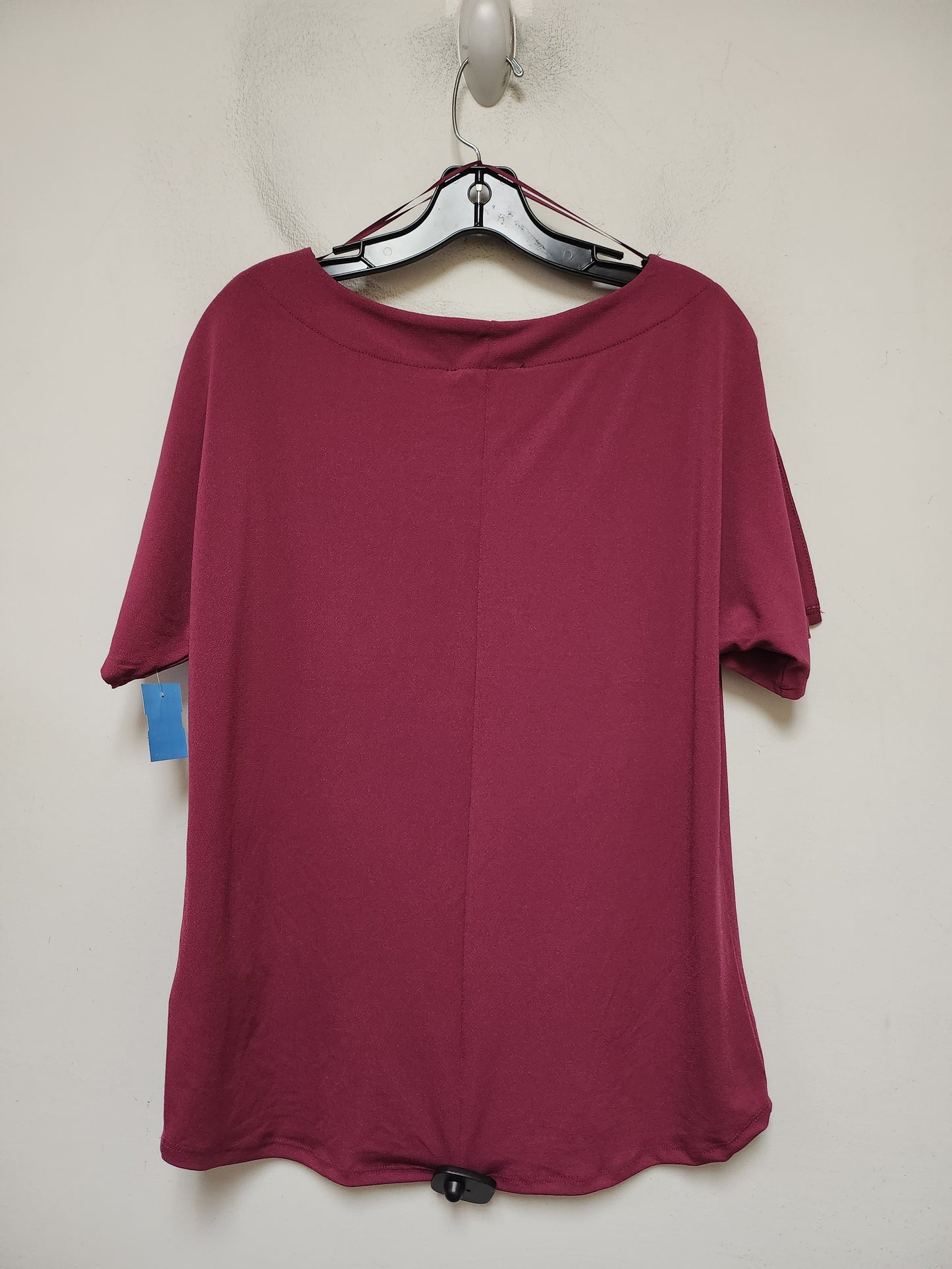 Top Short Sleeve By Cable And Gauge In Purple, Size: M