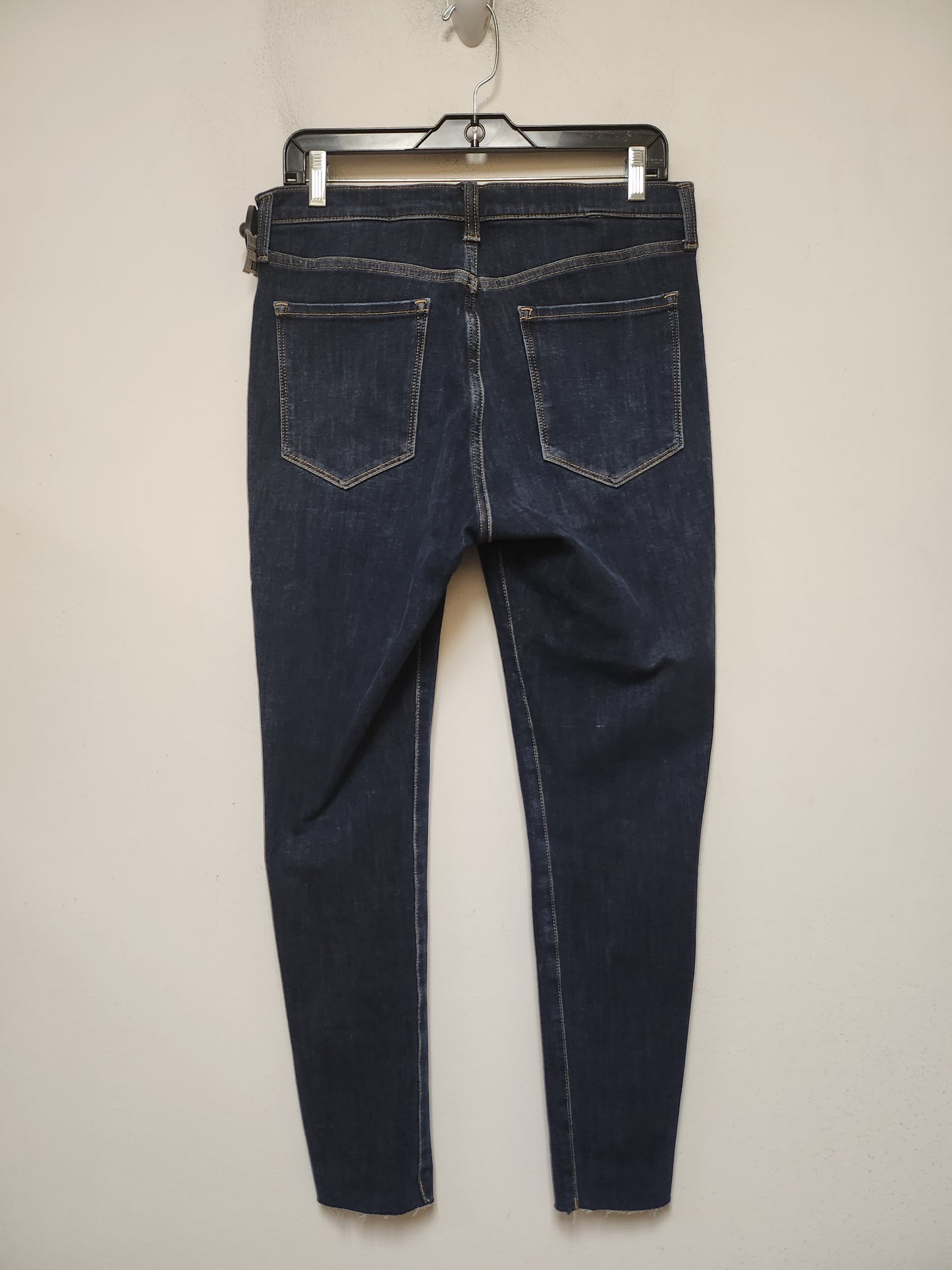 Jeans Skinny By Banana Republic In Blue Denim, Size: 8