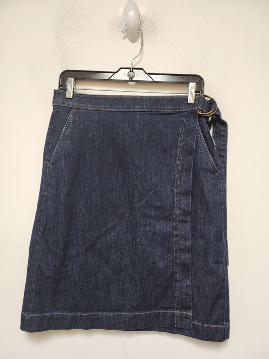 Skirt Mini & Short By Banana Republic In Blue Denim, Size: 8