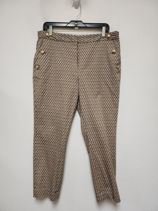 Pants Other By Michael By Michael Kors In Brown & White, Size: 12