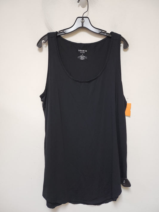 Athletic Tank Top By Torrid In Black, Size: 2x