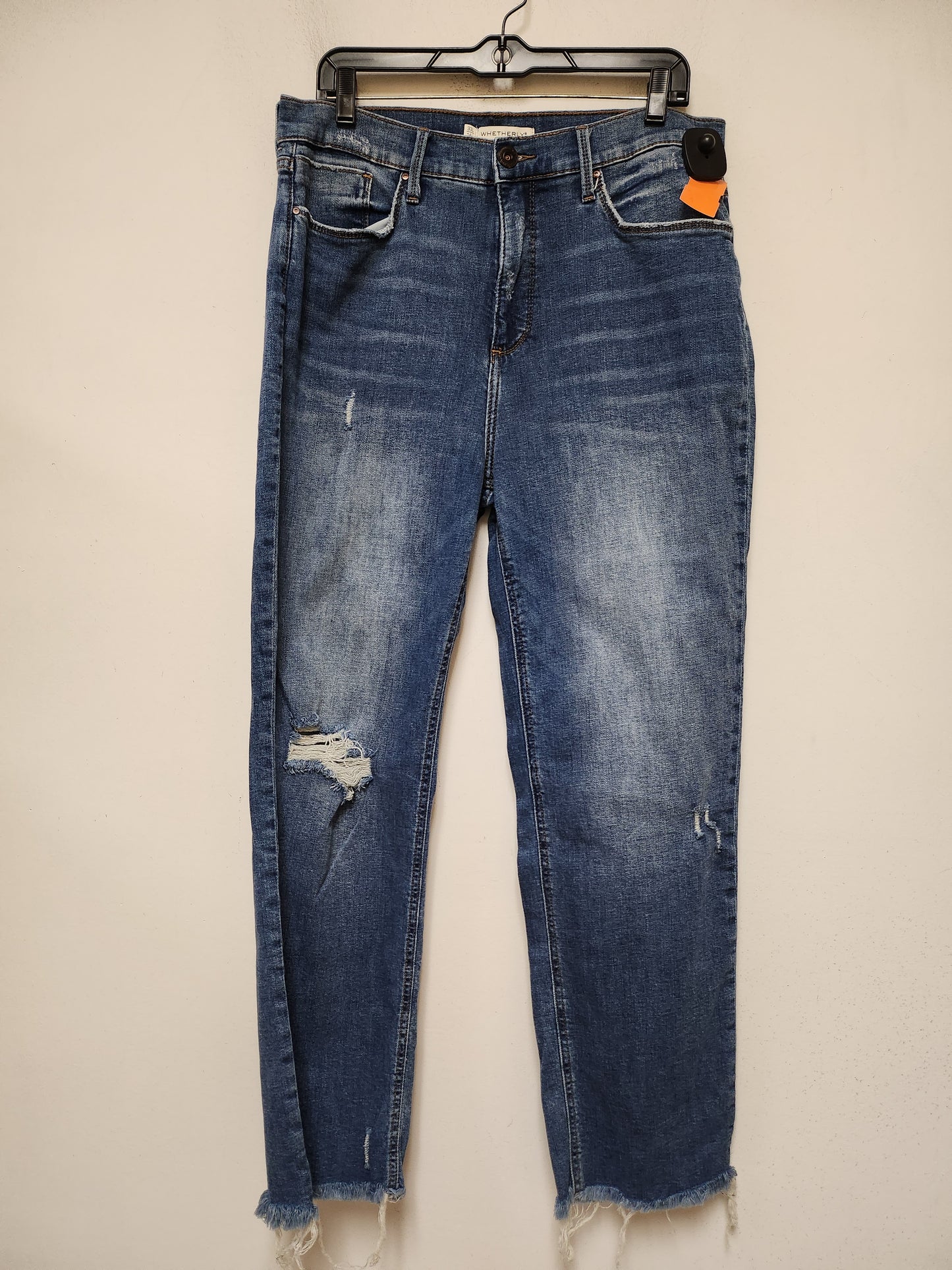 Jeans Straight By Clothes Mentor In Blue Denim, Size: 16