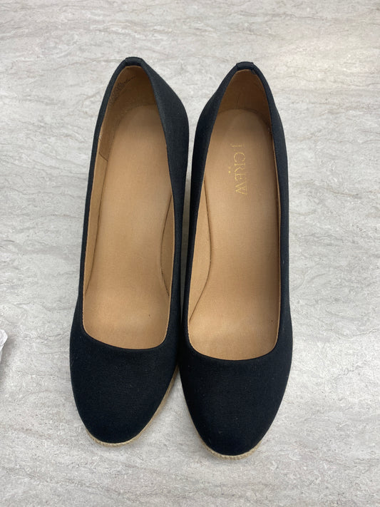 Shoes Heels Wedge By J. Crew In Black & Tan, Size: 8