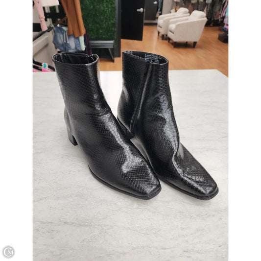 Boots Ankle Heels By A New Day In Black, Size: 8