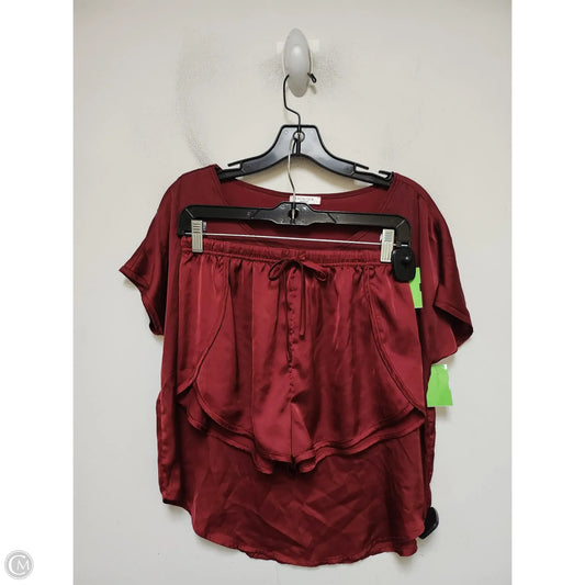 Shorts Set By Clothes Mentor In Red, Size: S