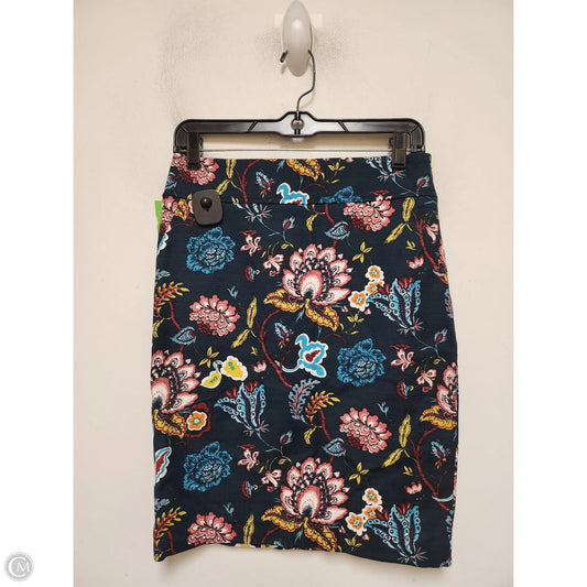 Skirt Mini & Short By Loft In Floral Print, Size: 2