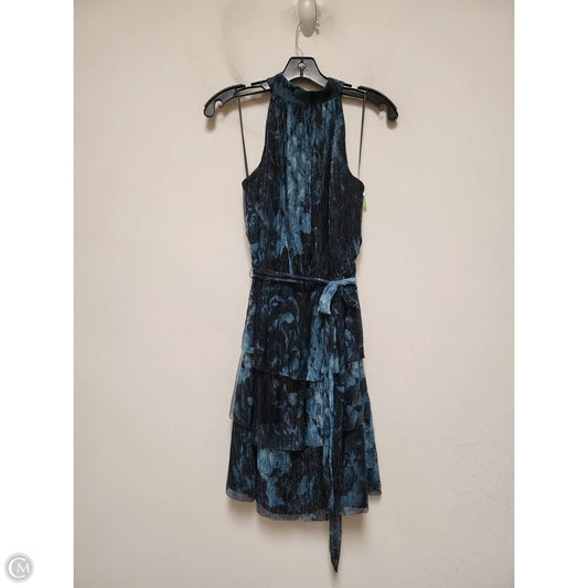 Dress Party Short By Nicole Miller In Blue, Size: Xs