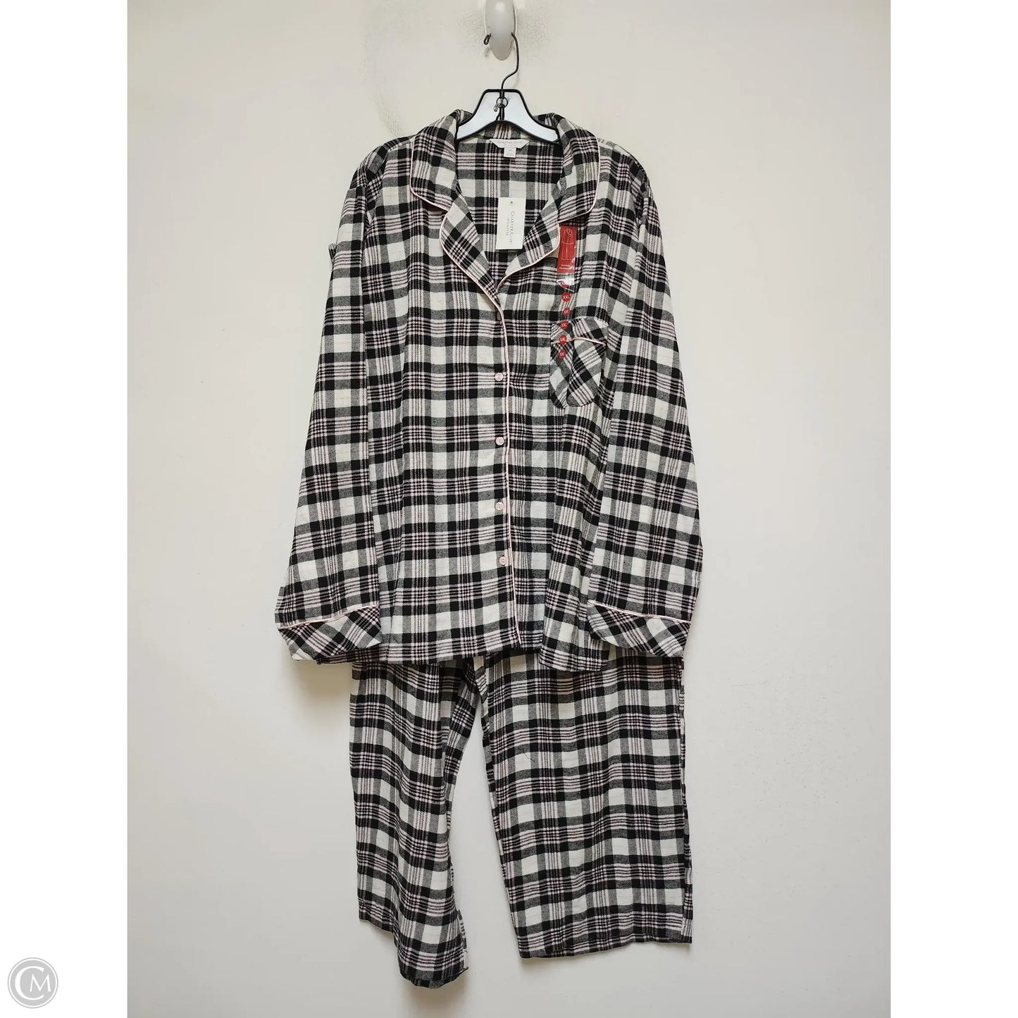 Pajamas 2pc By Charter Club In Plaid Pattern, Size: Xxl