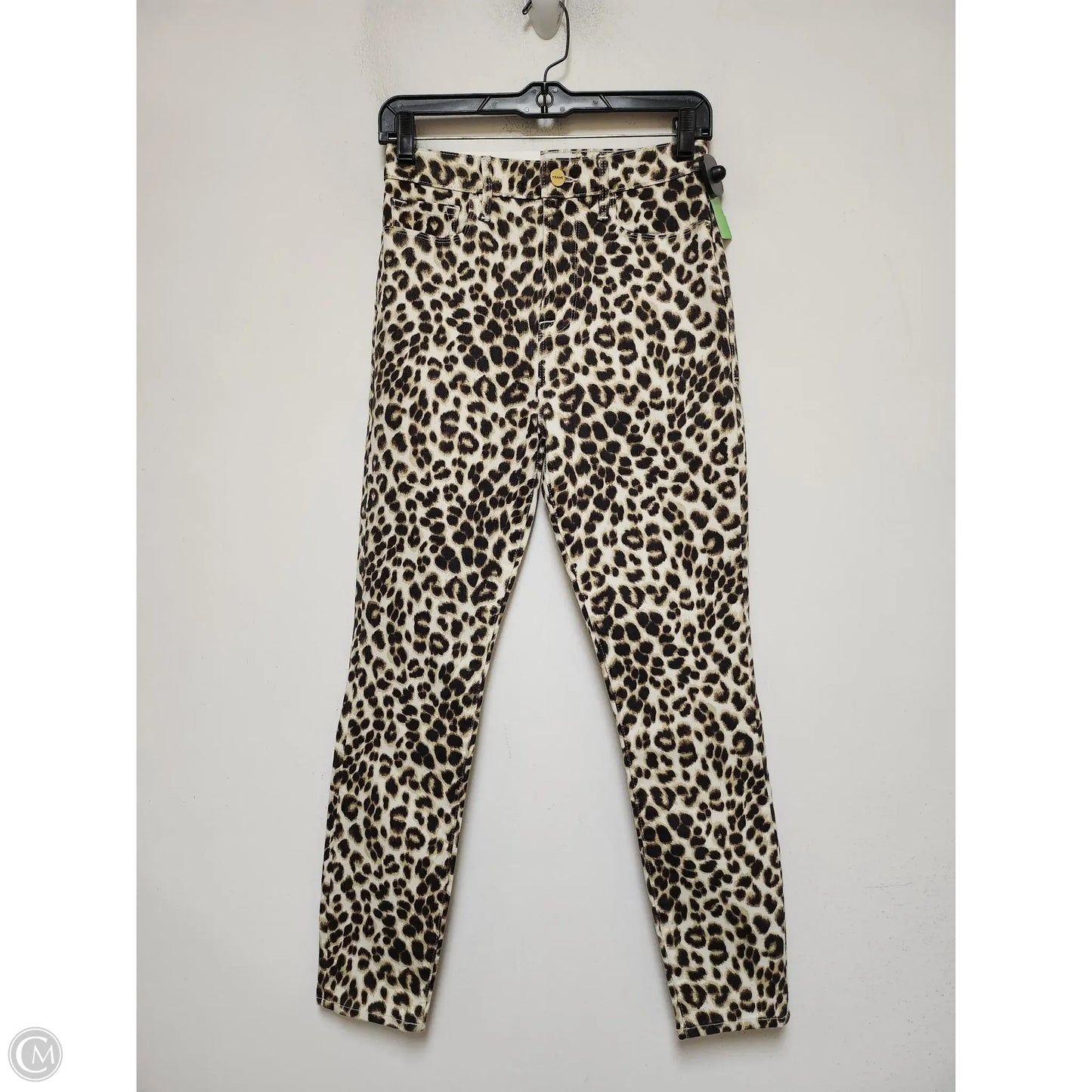 Jeans Skinny By Frame In Animal Print, Size: 4