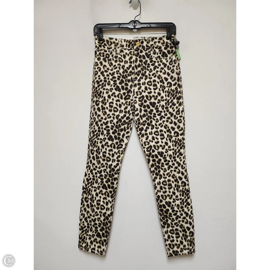 Jeans Skinny By Frame In Animal Print, Size: 4