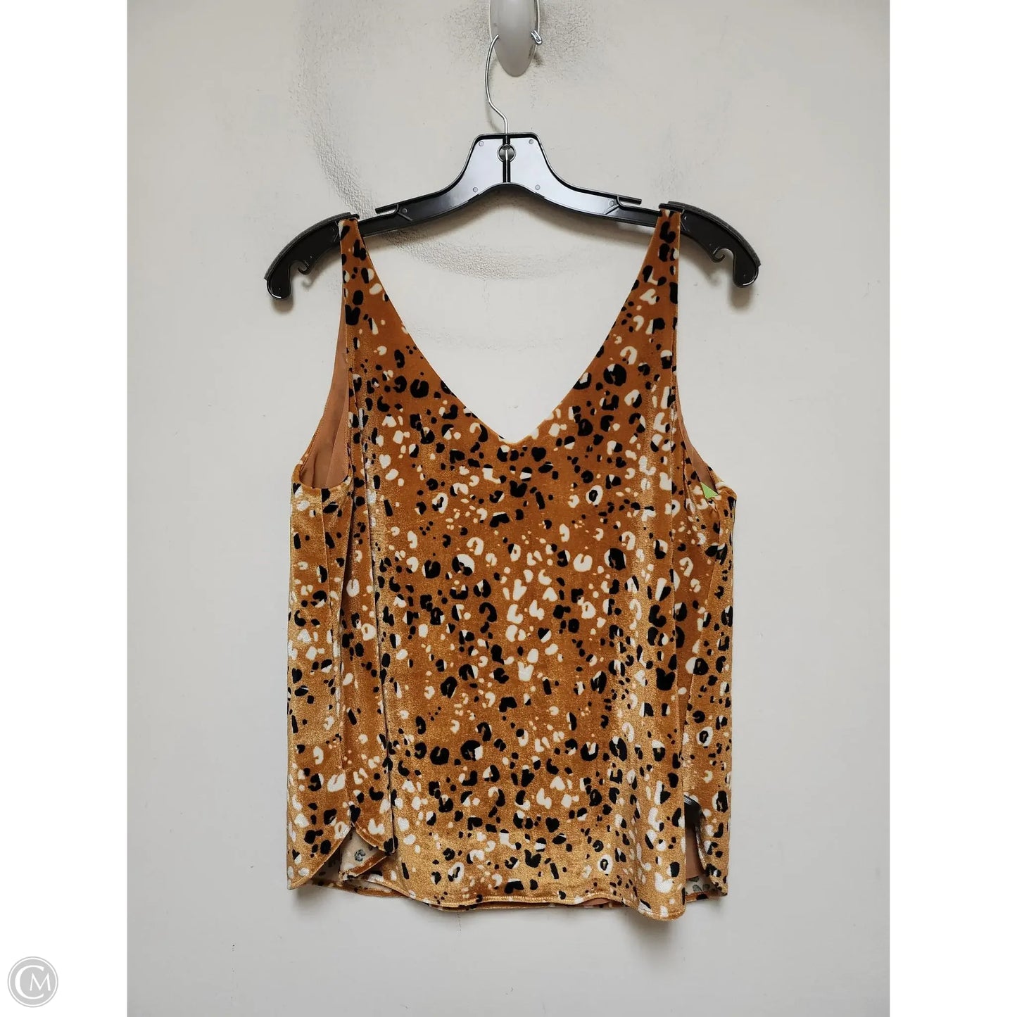 Top Sleeveless By Loft In Animal Print, Size: M