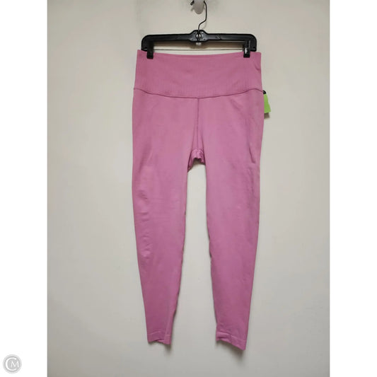 Athletic Leggings By Joy Lab In Pink, Size: L