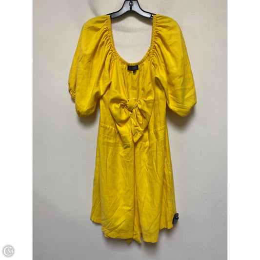 Romper By Eloquii In Yellow, Size: 2x