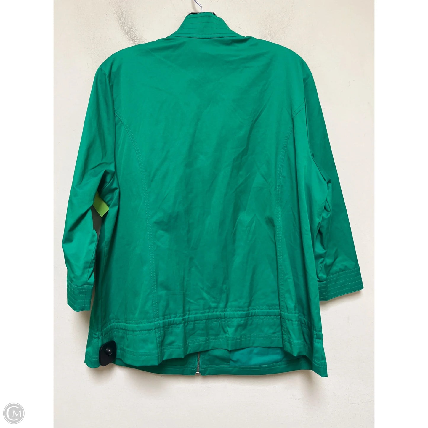 Jacket Other By Chicos In Green, Size: Xl