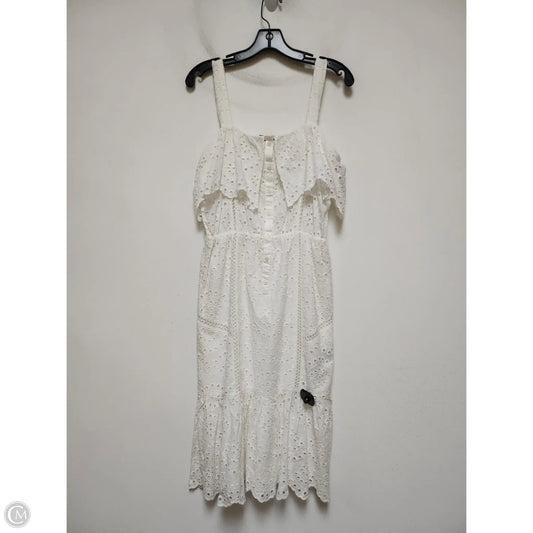 Dress Casual Midi By 7 For All Mankind In White, Size: Xs