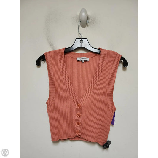 Top Sleeveless By Clothes Mentor In Coral, Size: Xs