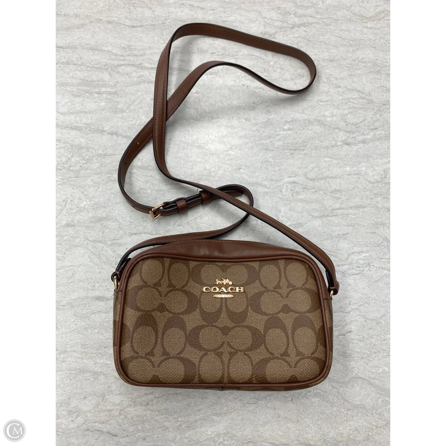Crossbody Designer By Coach, Size: Small