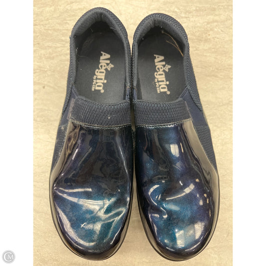 Shoes Flats By Alegria In Blue, Size: 8.5