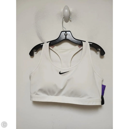 Athletic Tank Top By Nike Apparel In White, Size: Xl