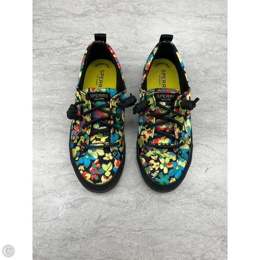 Shoes Sneakers By Sperry In Floral Print, Size: 6