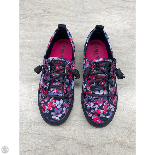 Shoes Sneakers By Sperry In Floral Print, Size: 6