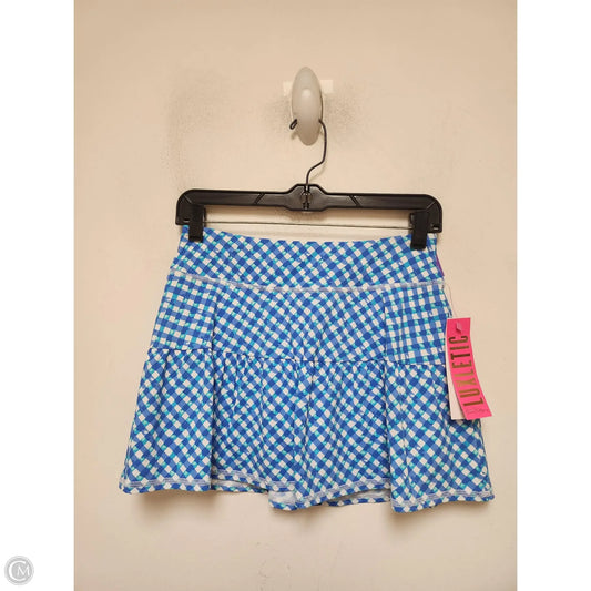 Skirt Designer By Lilly Pulitzer In Checkered Pattern, Size: Xs