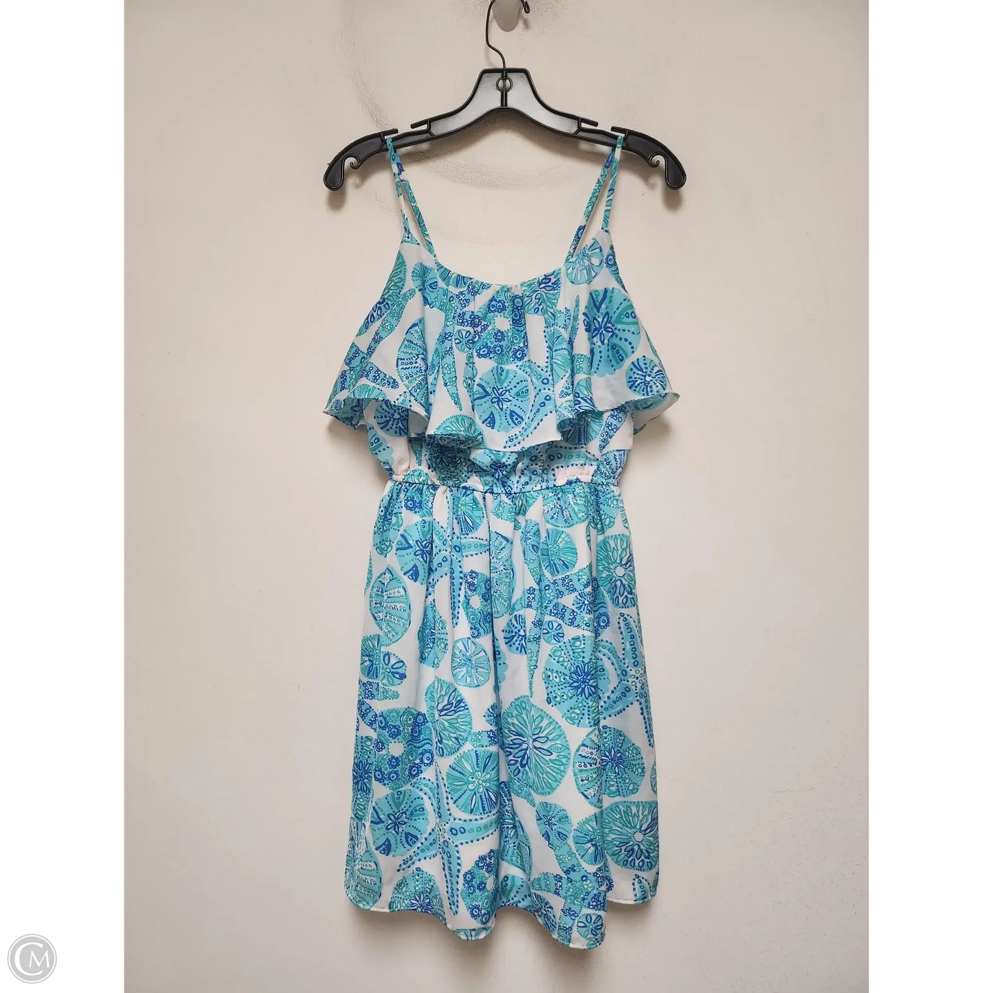 Dress Casual Short By Target-designer In Blue & White, Size: Sp