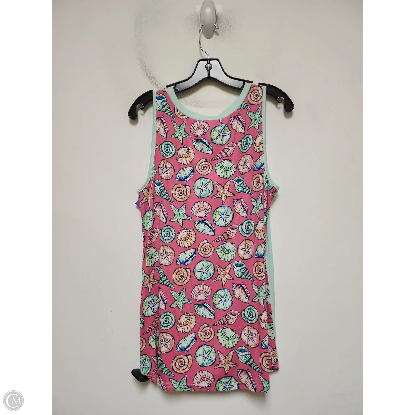 Top Sleeveless Basic By Simply Southern In Green, Size: L