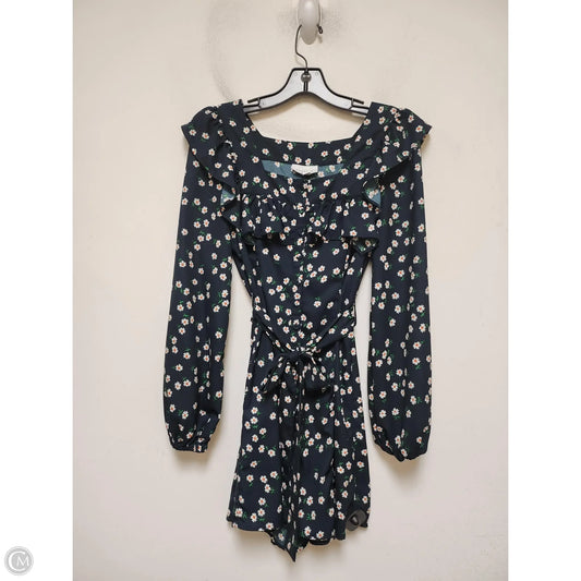 Dress Casual Short By Top Shop In Floral Print, Size: Xs