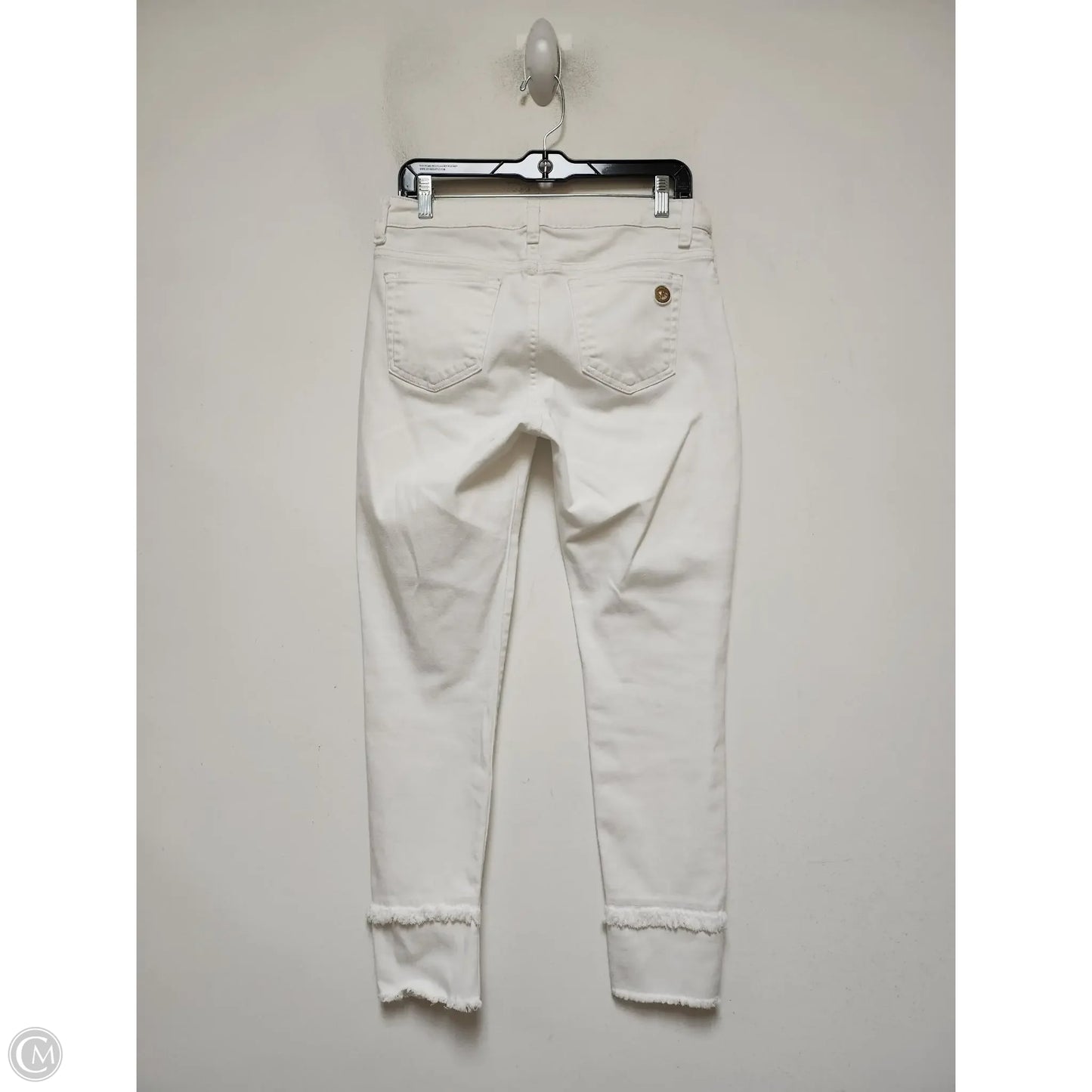 Jeans Designer By Michael Kors In White Denim, Size: 10